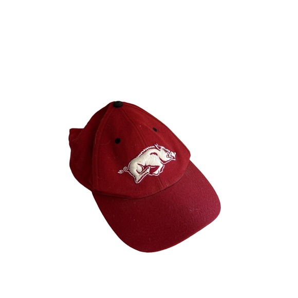 Nike Team Arkansas Razorbacks Baseball Cao Red‎ 100% Wool One Size Fits All - Picture 1 of 4